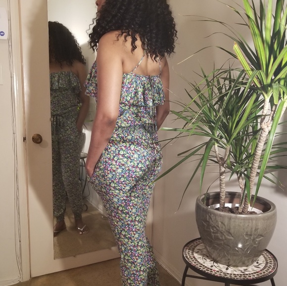 Long Floral Jumpsuit - Size Small - Picture 5 of 8